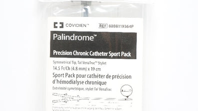Covidien 8888119364P Palindrome Precision Chronic Cath. Sport Pack 14.5Fr x 19cm